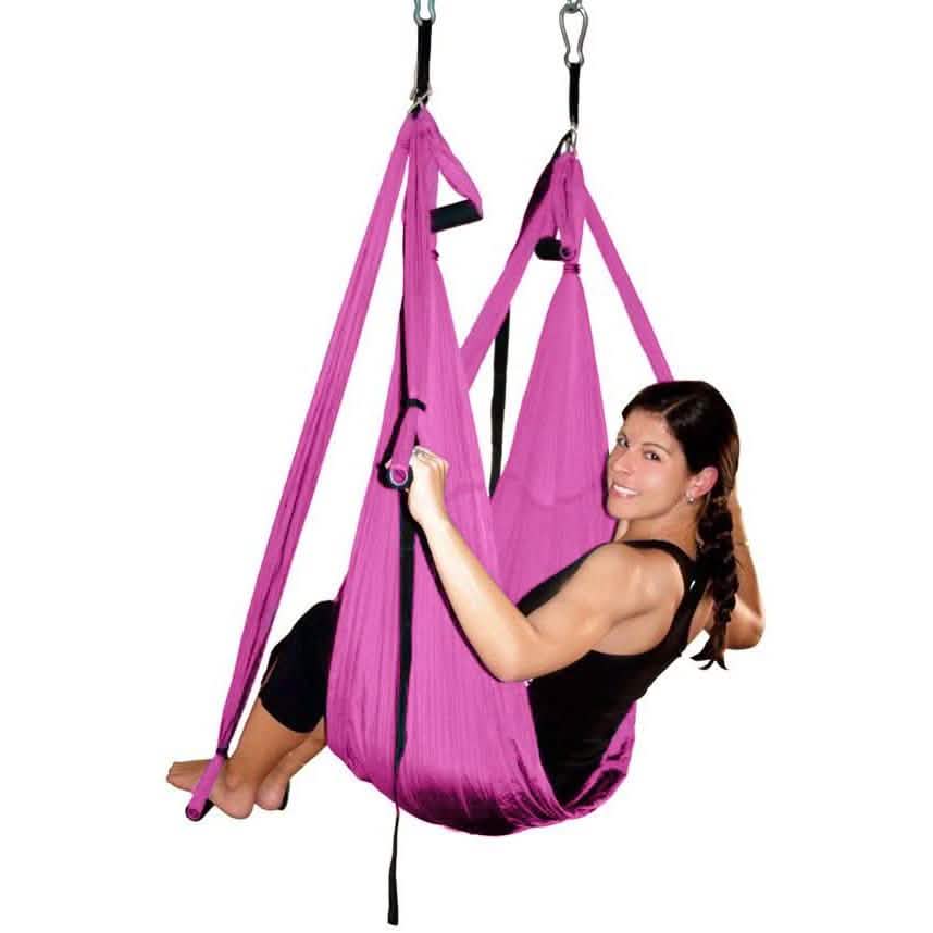 Hamac de yoga aérien pour inversion anti-gravité, accessoire de trapèze de yoga