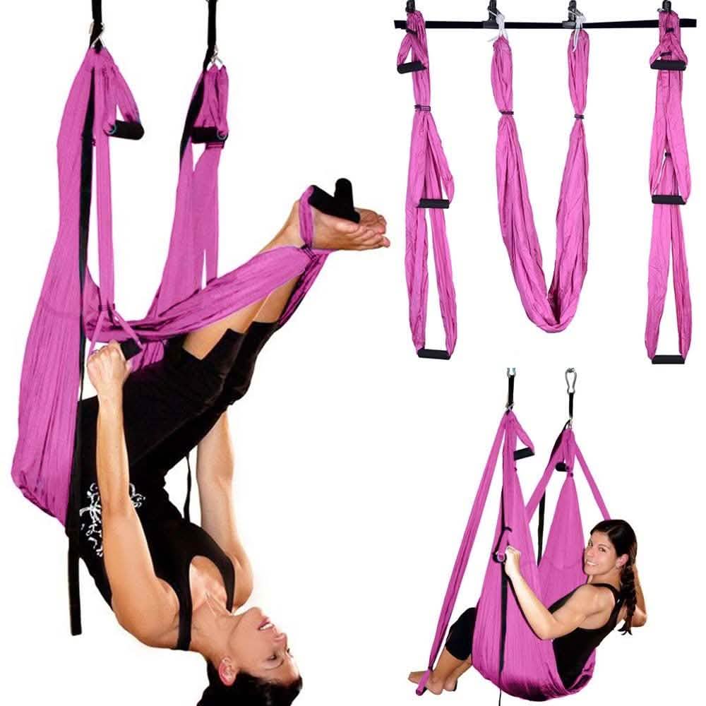 Hamac de yoga aérien pour inversion anti-gravité, accessoire de trapèze de yoga