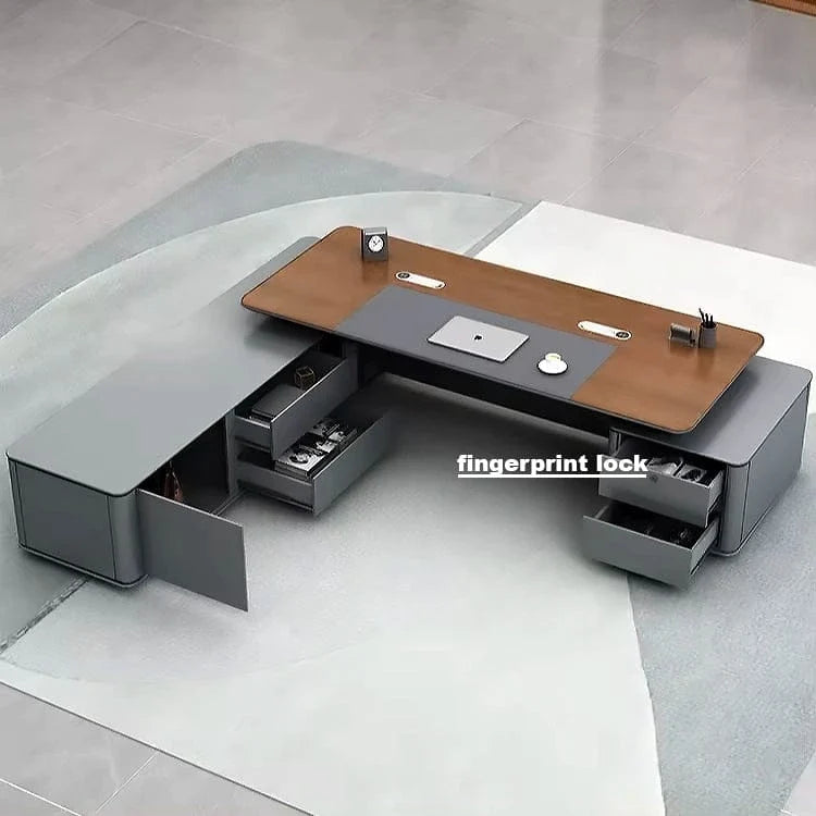 Audley · Modern L-Shaped Executive Desk