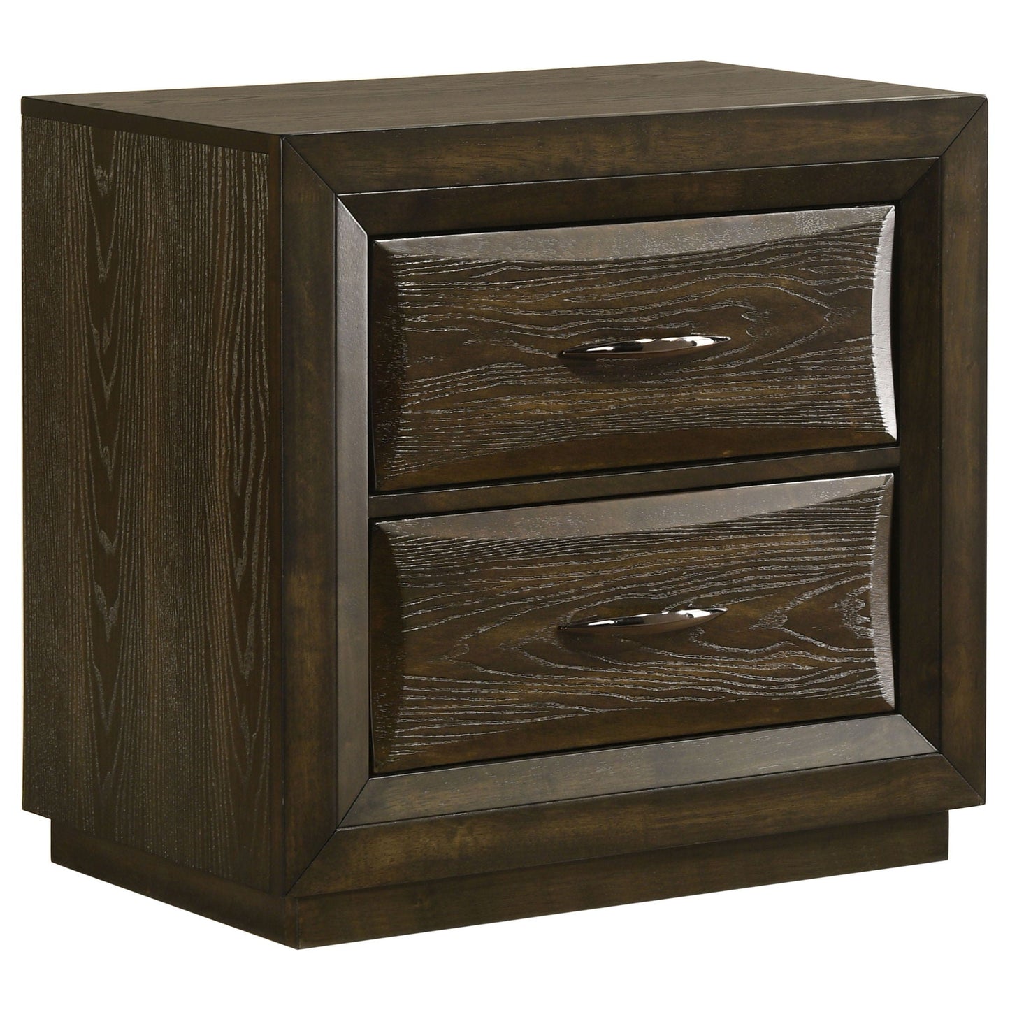 Atlas 4-piece California King Bedroom Set Dark Oak