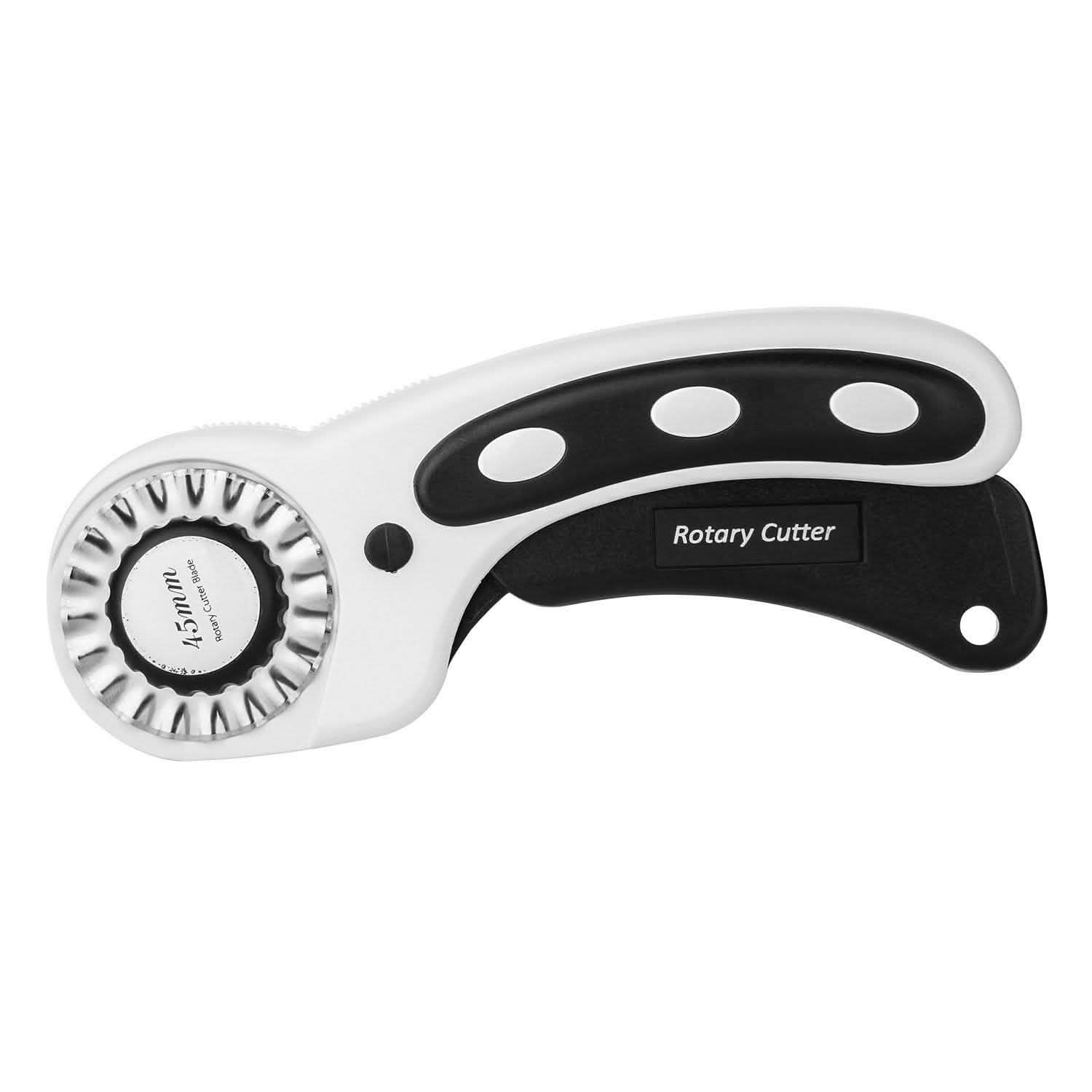 Coupe-tissu rotatif 45 mm AGPtek avec 7 lames de rechange et verrouillage de sécurité