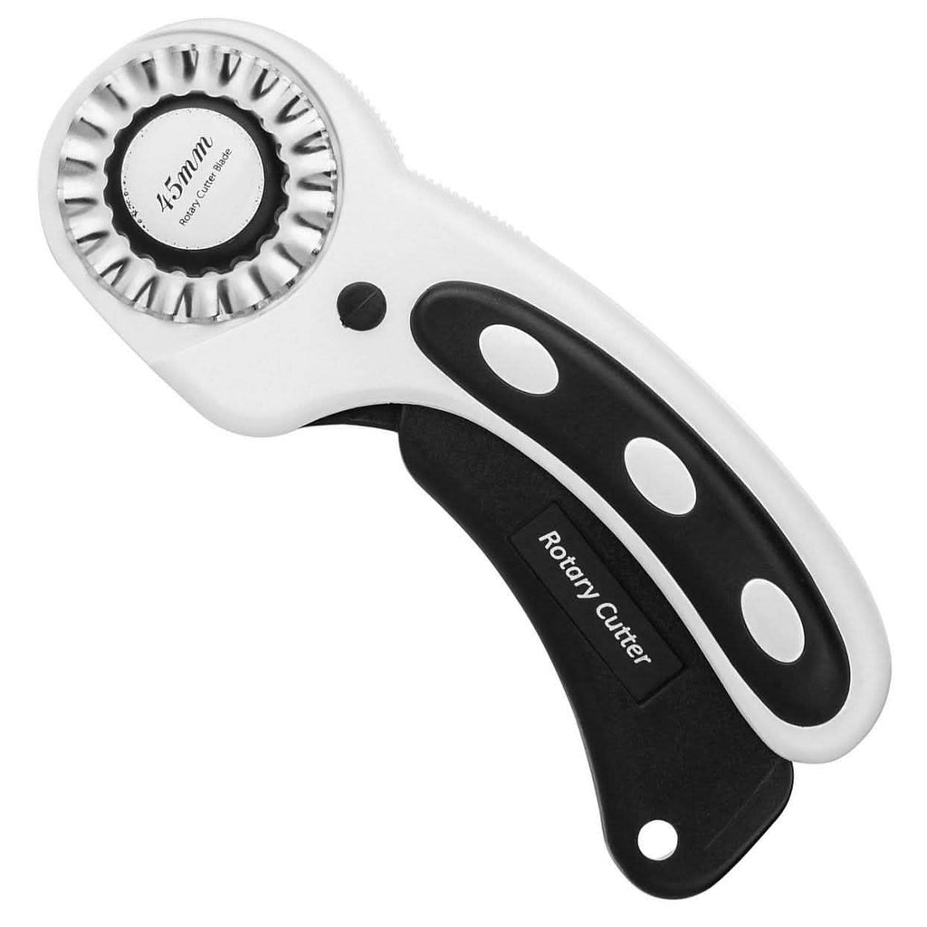 Coupe-tissu rotatif 45 mm AGPtek avec 7 lames de rechange et verrouillage de sécurité