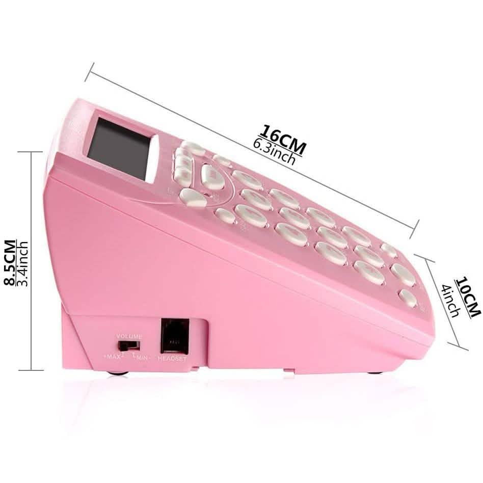 Téléphone de centre d'appels filaire avec casque et clavier AGPtek