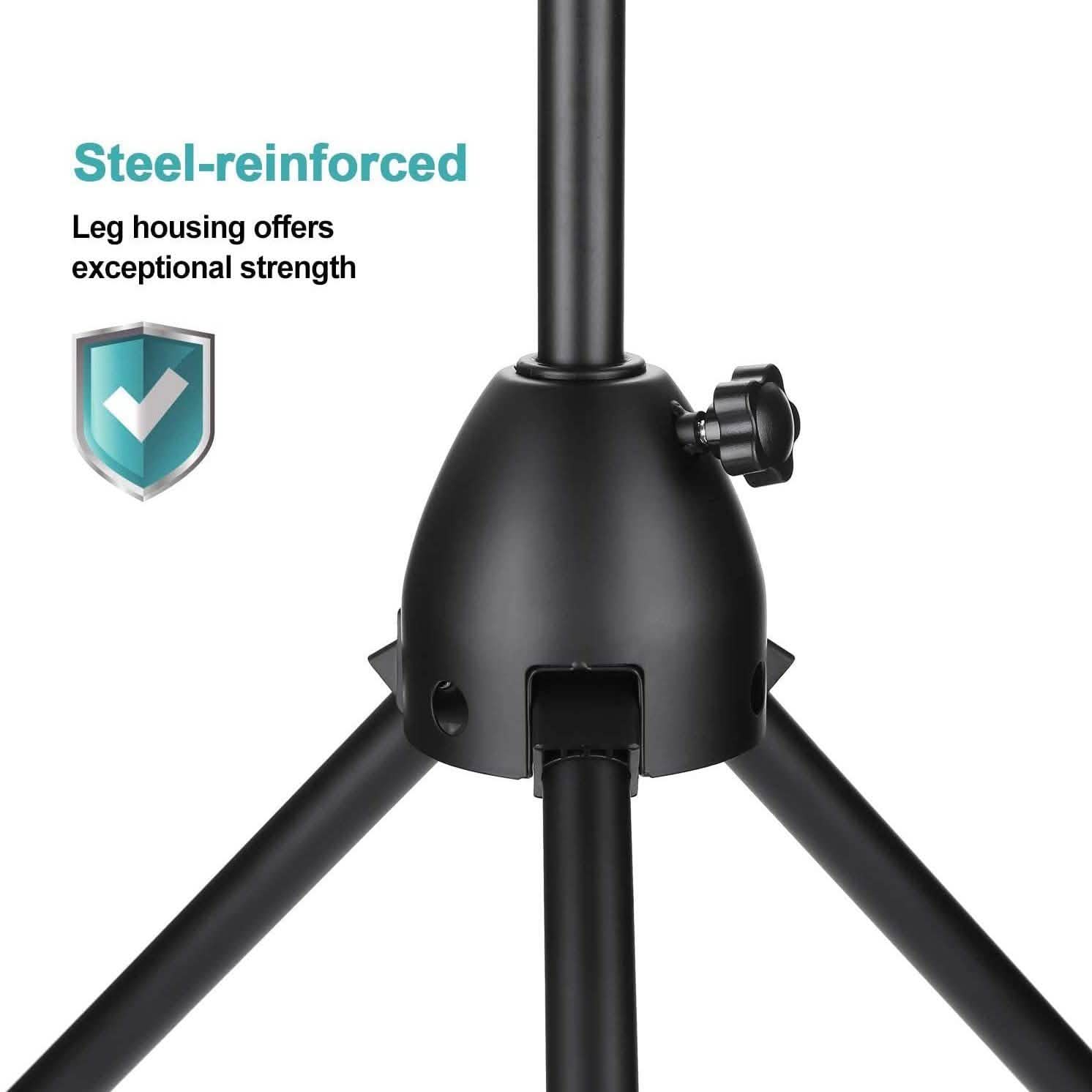 AGPtEK Condenser Microphone Stand with Non-Slip Feet