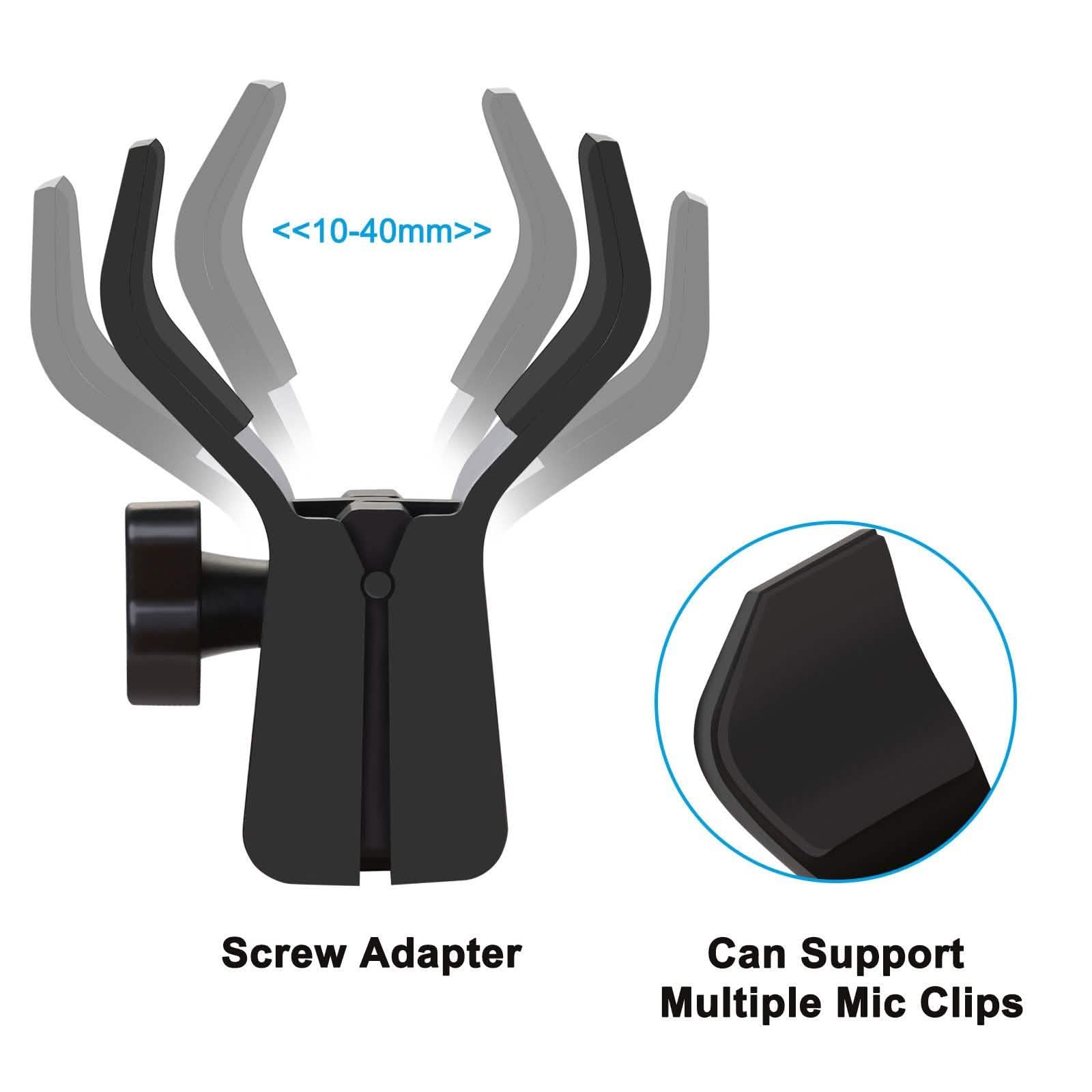 AGPtEK Desk Microphone Stand with Mic
