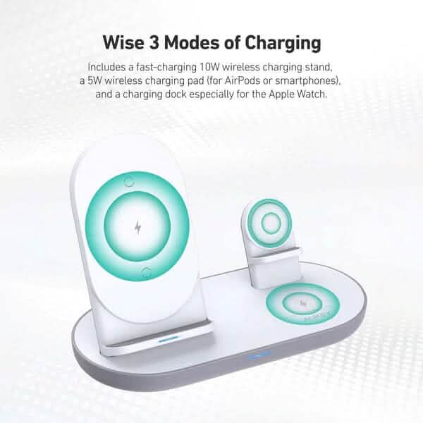 Support de station de recharge sans fil 3-en-1 Aircore