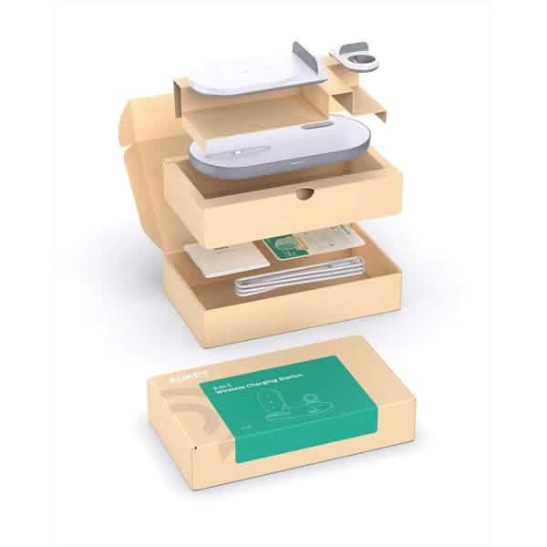 Aircore 3-in-1 Wireless Charging Station Stand
