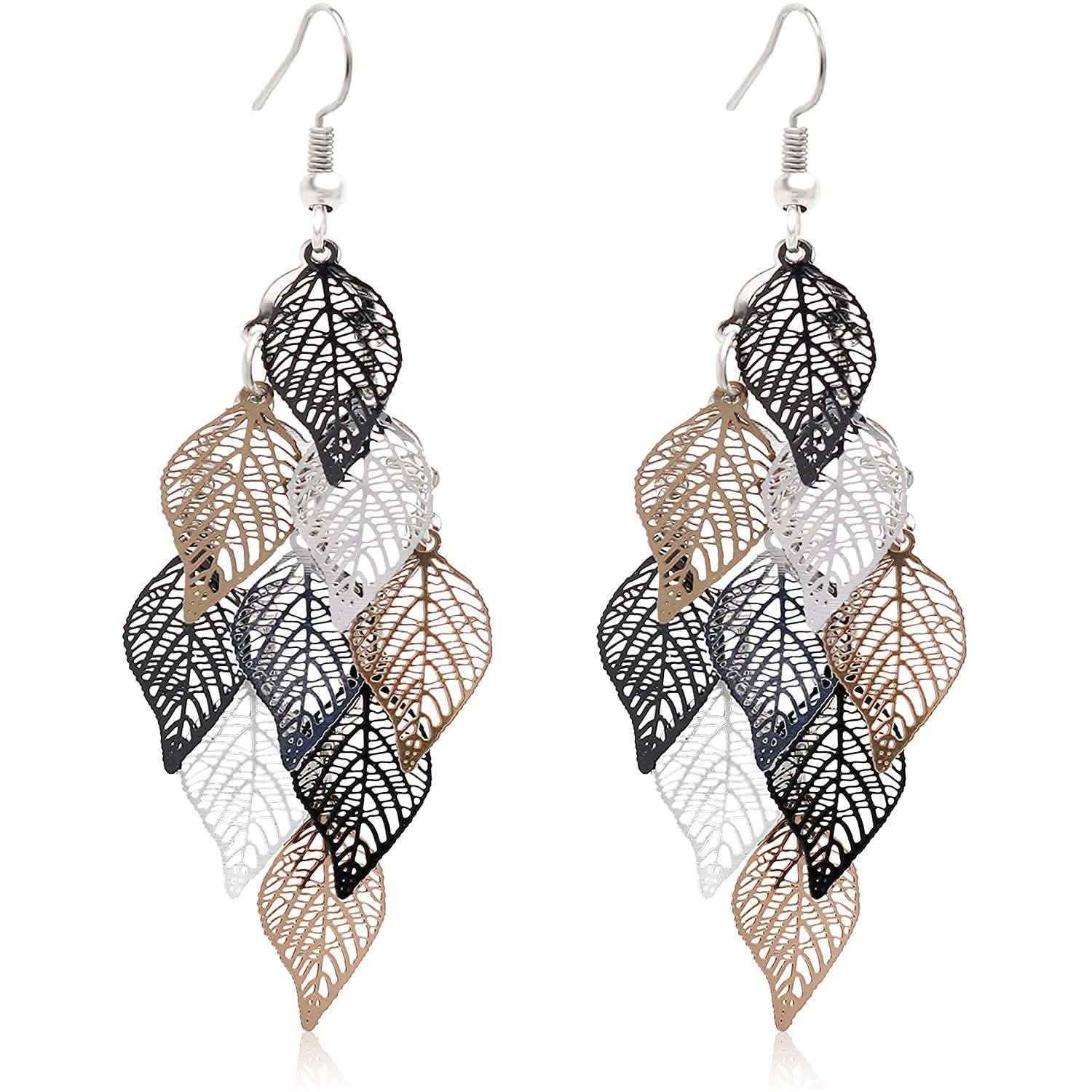 Boucles d'oreilles pendantes légères faites à la main de style bohème Aisansty