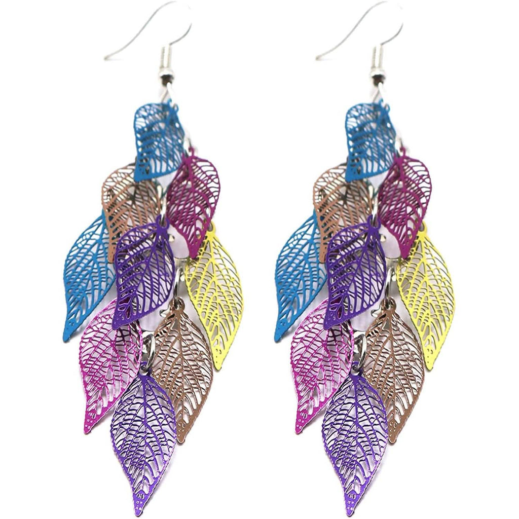 Boucles d'oreilles pendantes légères faites à la main de style bohème Aisansty
