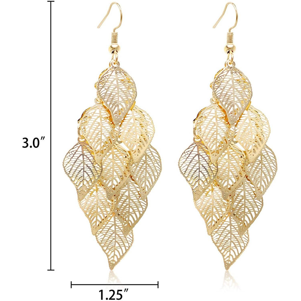 Boucles d'oreilles pendantes légères faites à la main de style bohème Aisansty