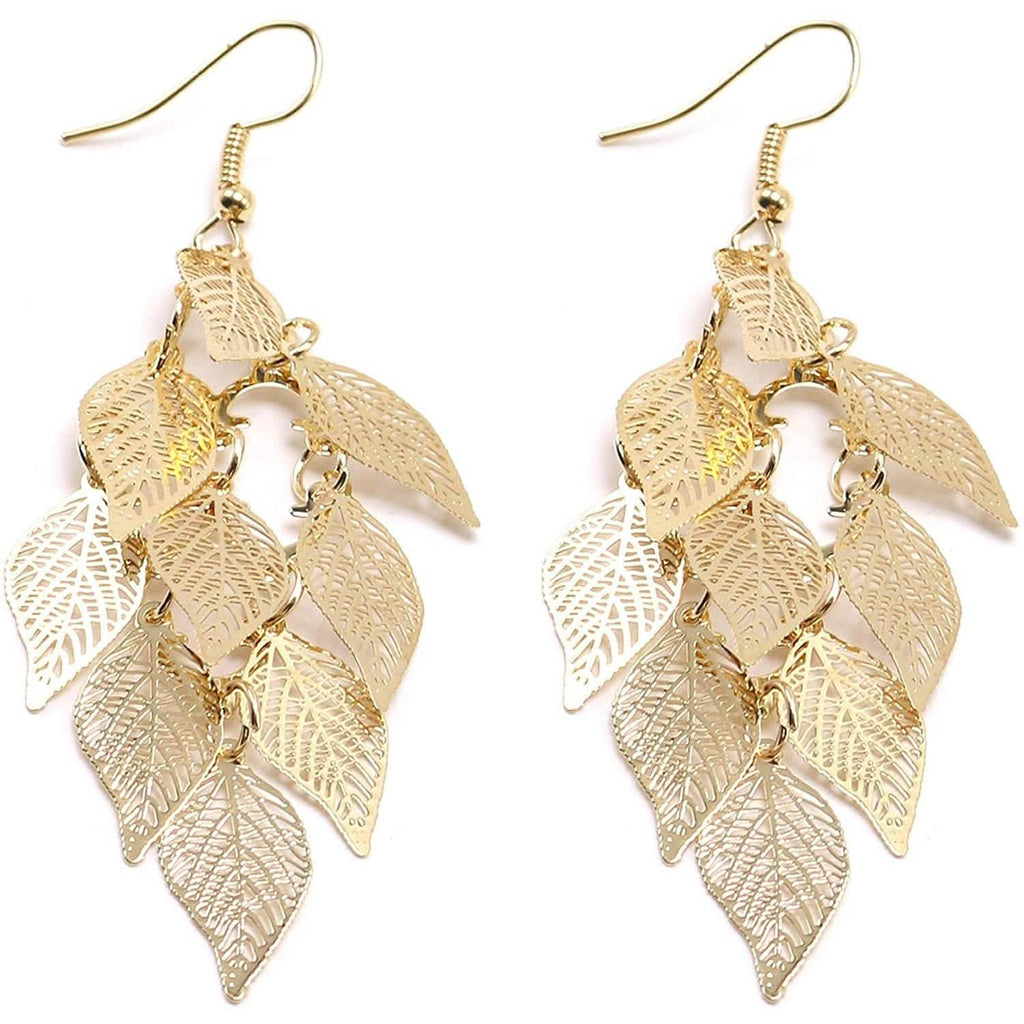 Boucles d'oreilles pendantes légères faites à la main de style bohème Aisansty