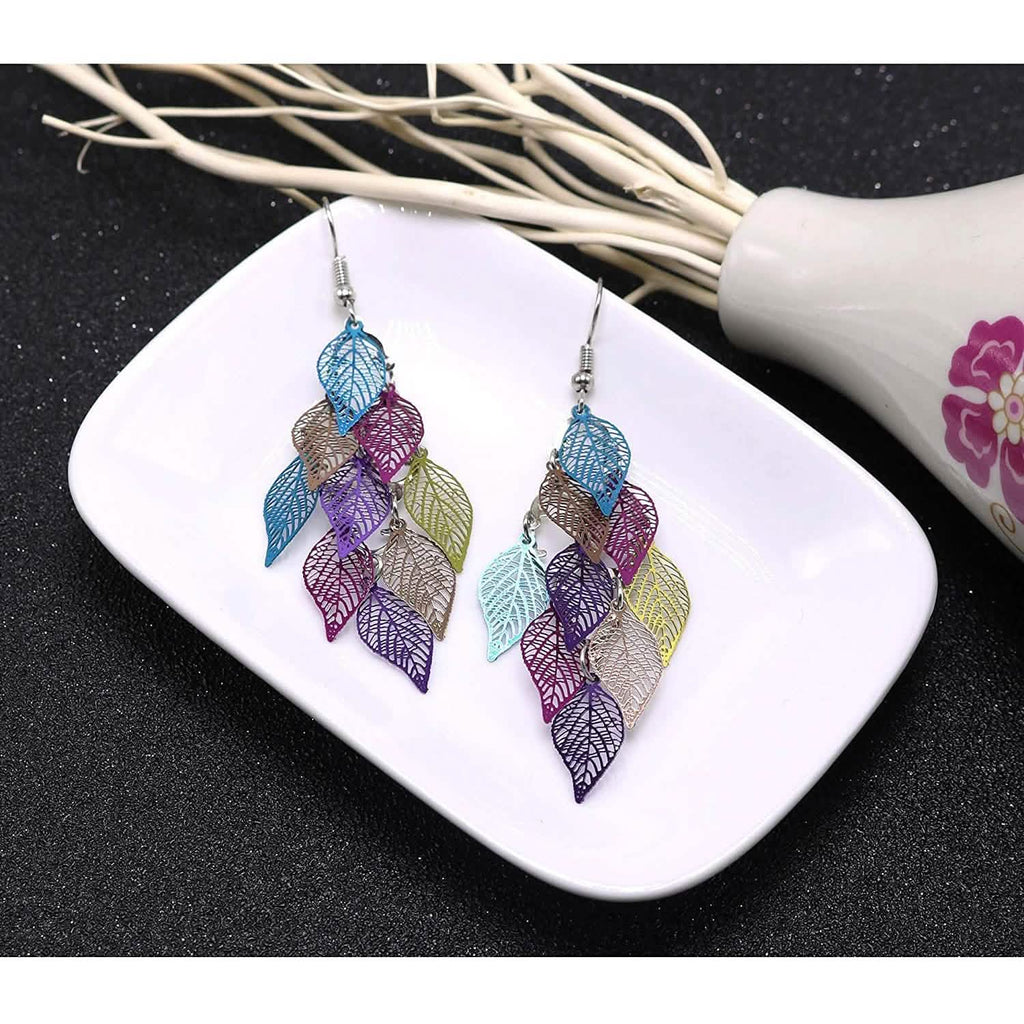 Boucles d'oreilles pendantes légères faites à la main de style bohème Aisansty