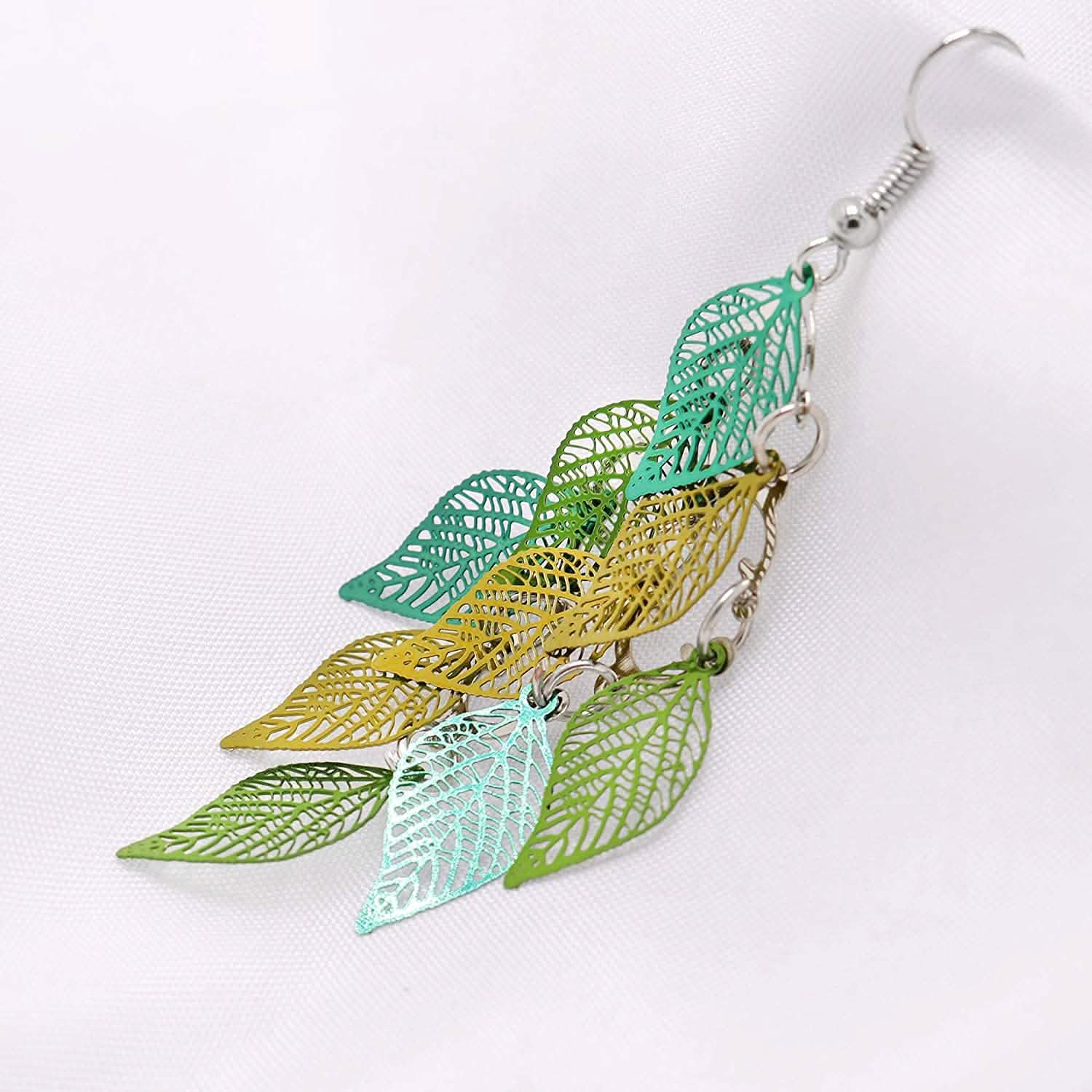 Boucles d'oreilles pendantes légères faites à la main de style bohème Aisansty