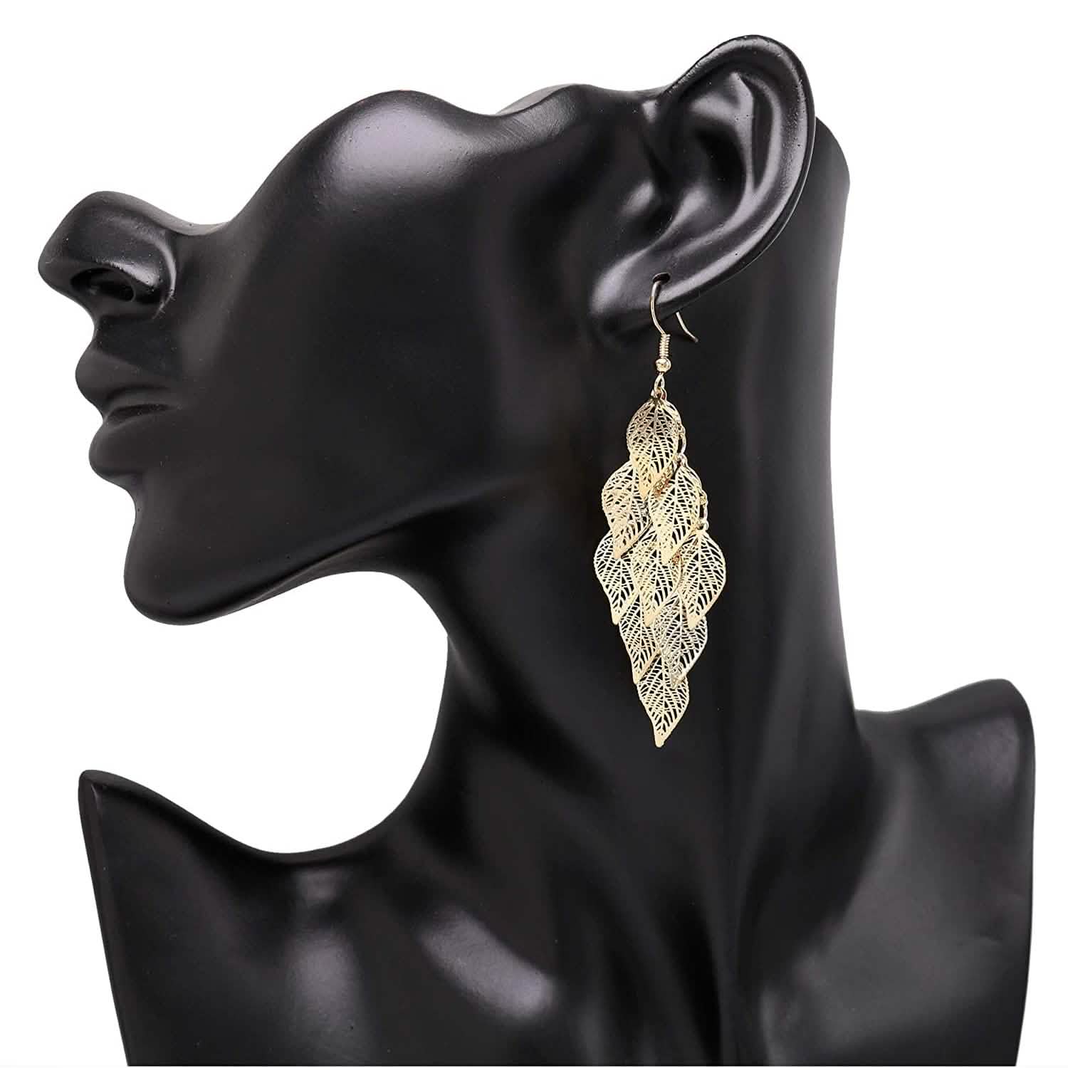 Boucles d'oreilles pendantes légères faites à la main de style bohème Aisansty