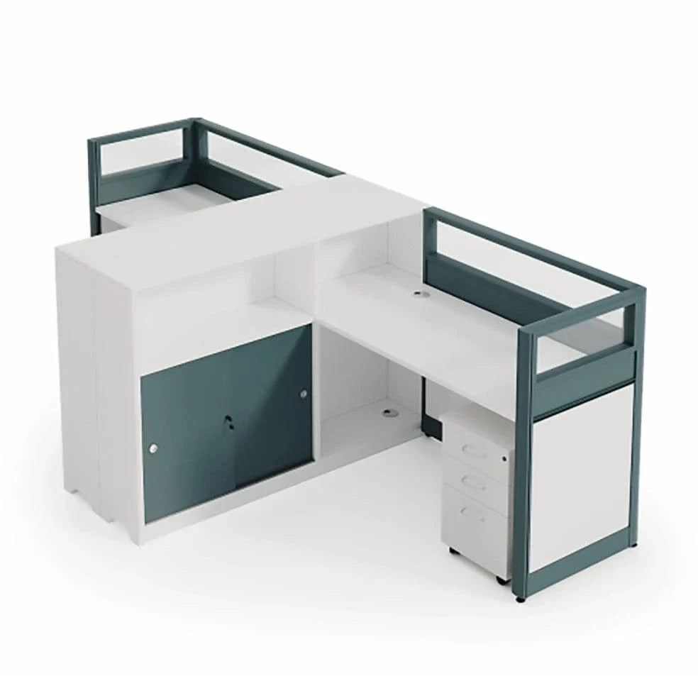Trevio · L-Shaped Cubicle Workstation