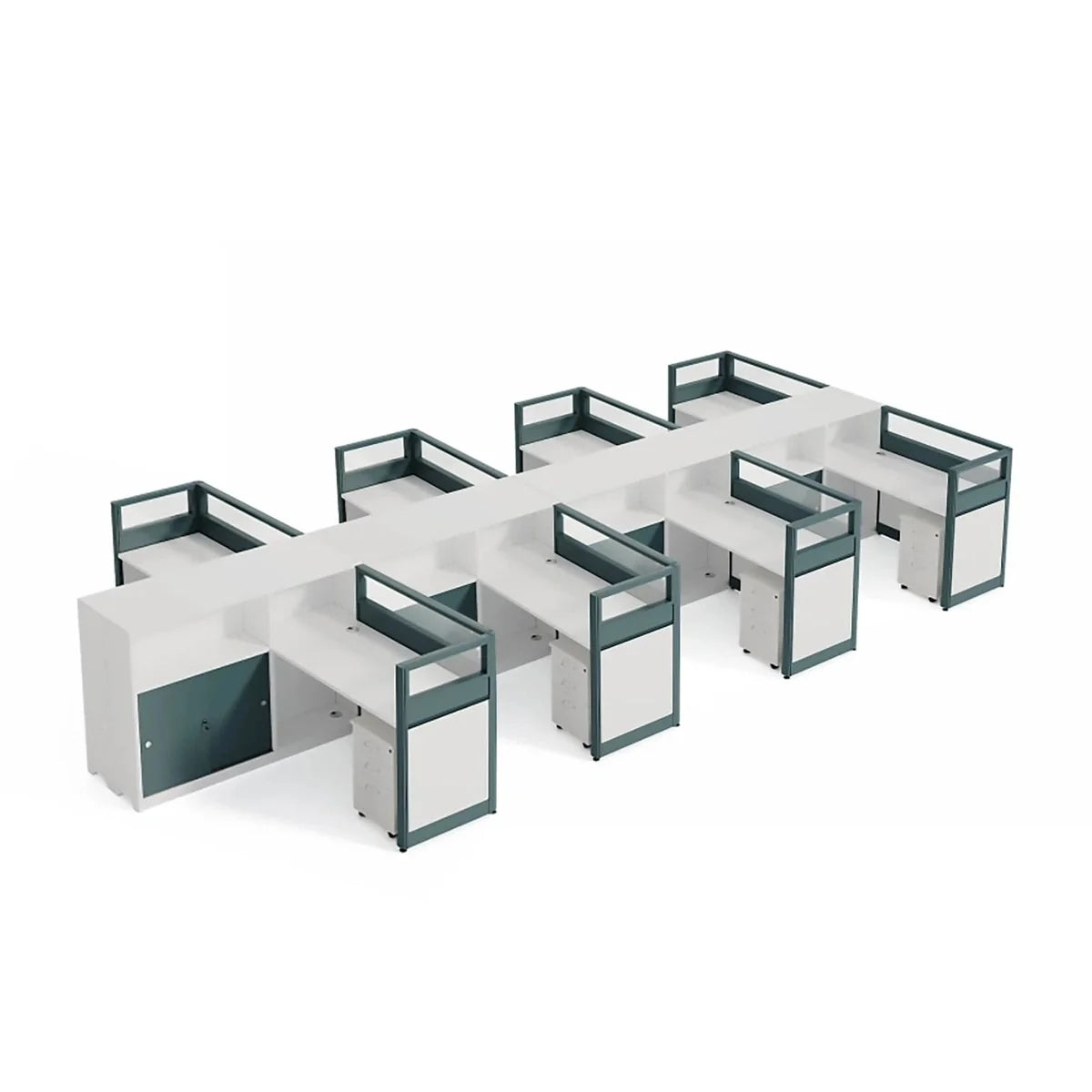 Trevio · L-Shaped Cubicle Workstation
