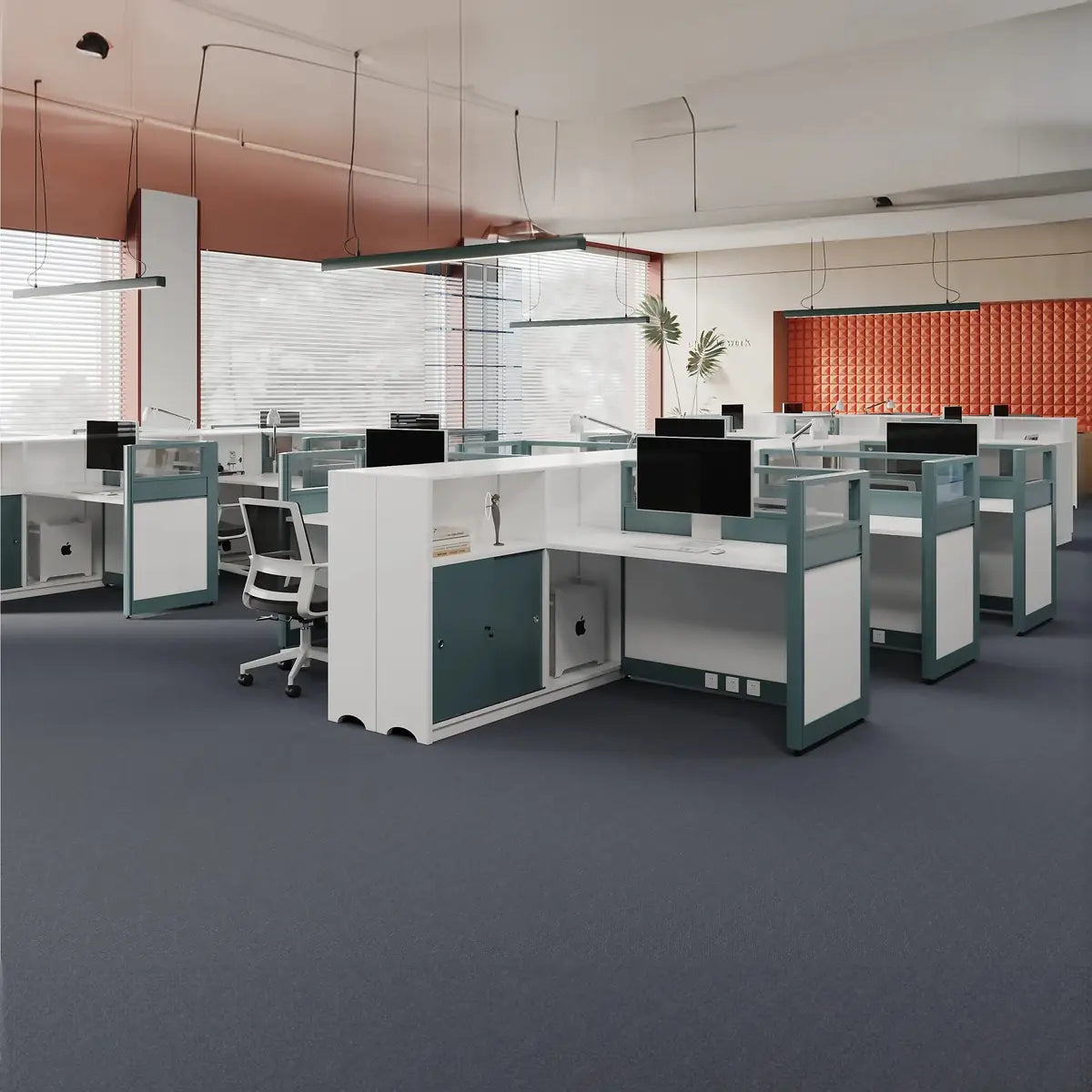 Trevio · L-Shaped Cubicle Workstation