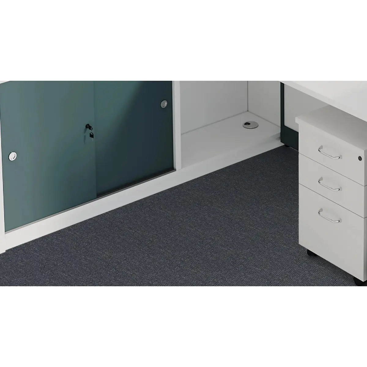 Trevio · L-Shaped Cubicle Workstation