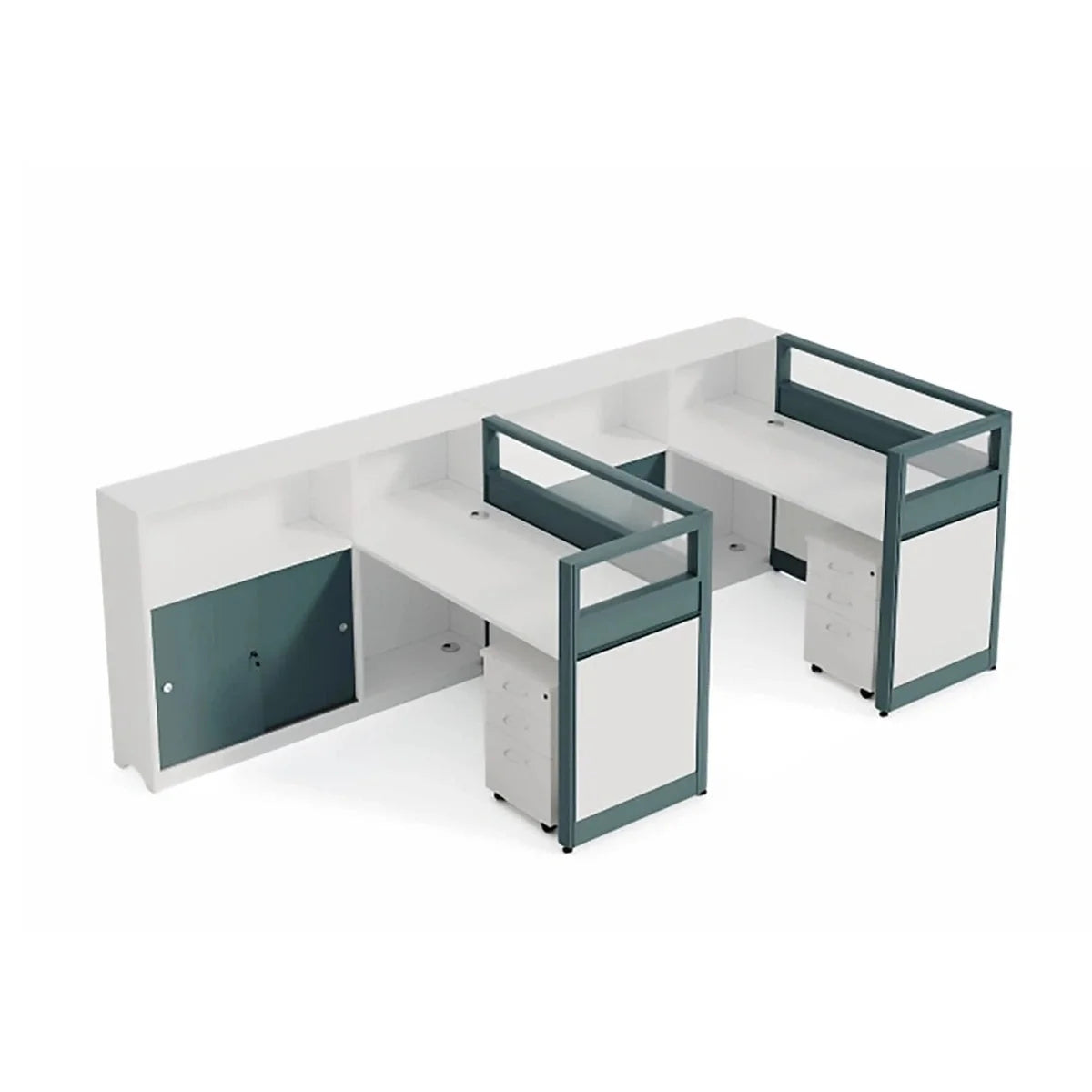 Trevio · L-Shaped Cubicle Workstation