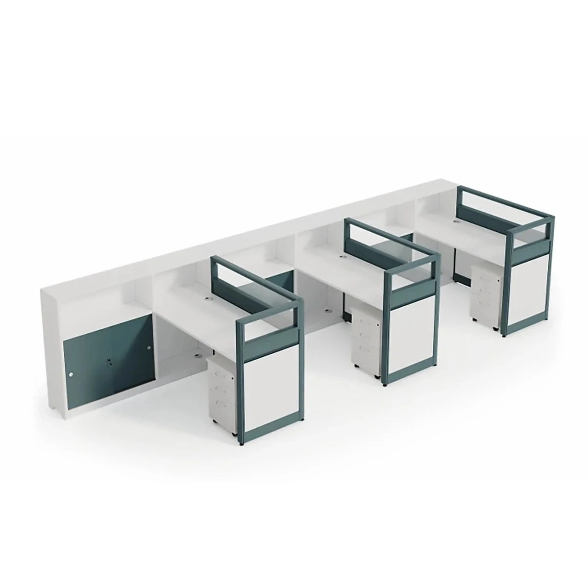 Trevio · L-Shaped Cubicle Workstation