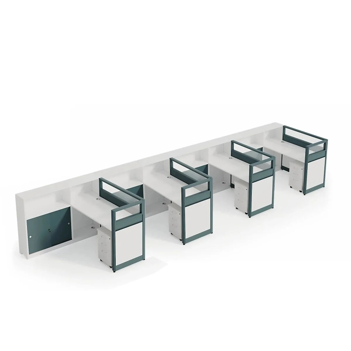 Trevio · L-Shaped Cubicle Workstation