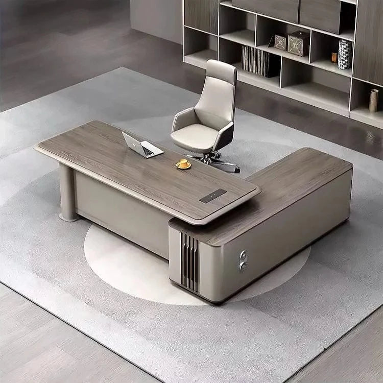 Teller · Modern L-Shaped Executive Desk