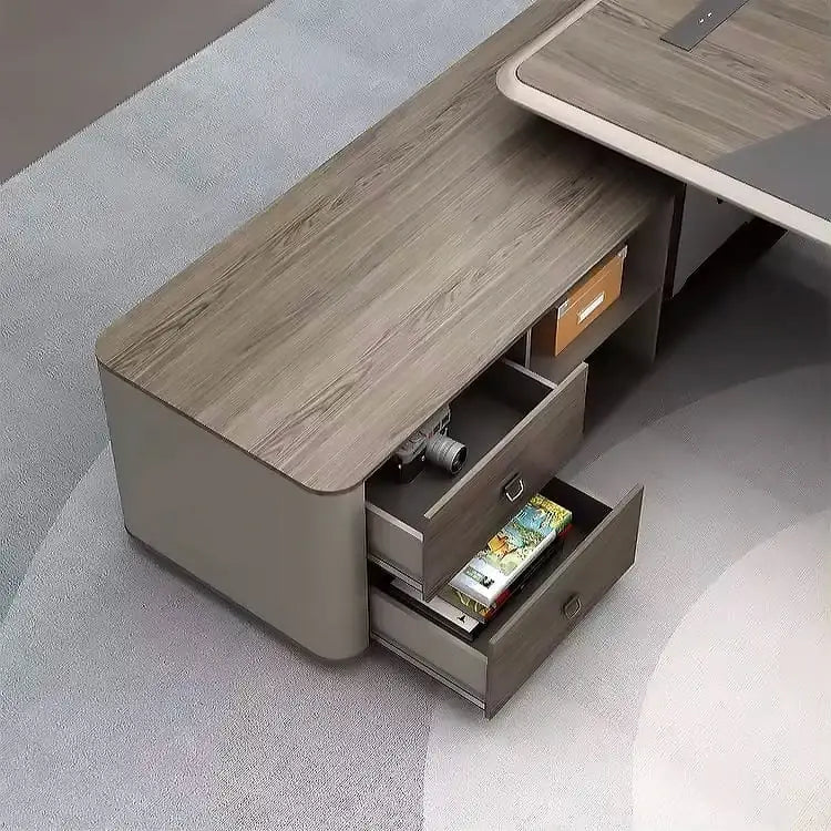 Teller · Modern L-Shaped Executive Desk