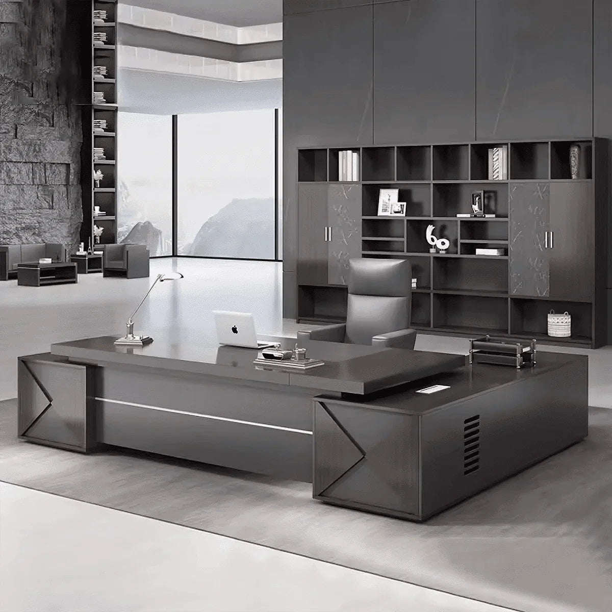 Exeter · Modern Executive L-Shaped Desk