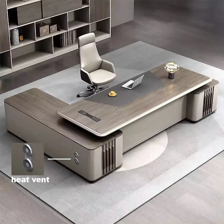 Ainley · Modern L-Shaped Executive Desk