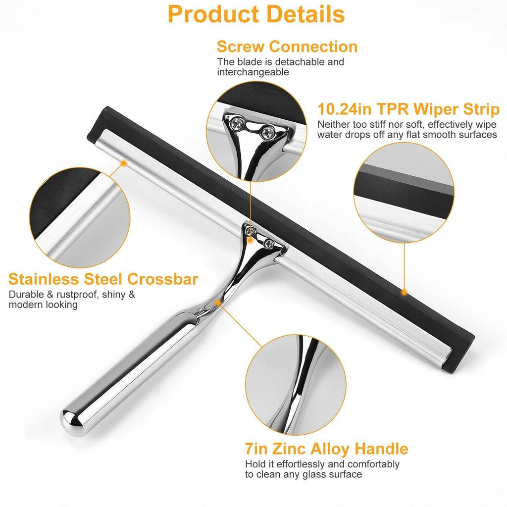 All Purpose Stainless Steel Squeegee Cleaner