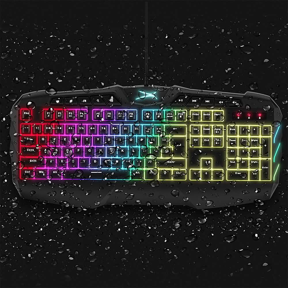 Altec Lansing - M180 メンブレン RGB ゲーミングキーボード - マルチカラー