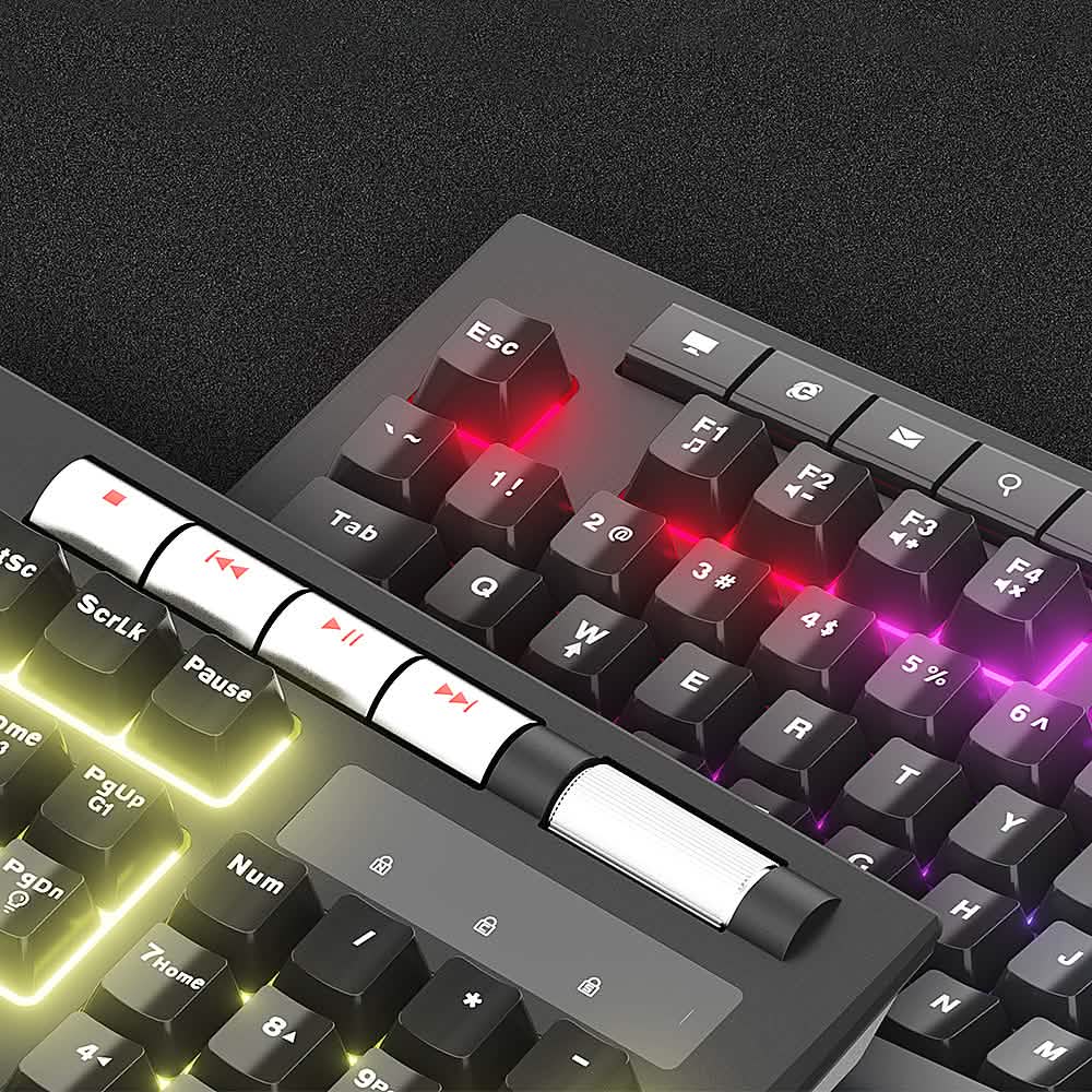 Altec Lansing-MS550 セミメカニカル eスポーツグレード RGB ゲーミングキーボード