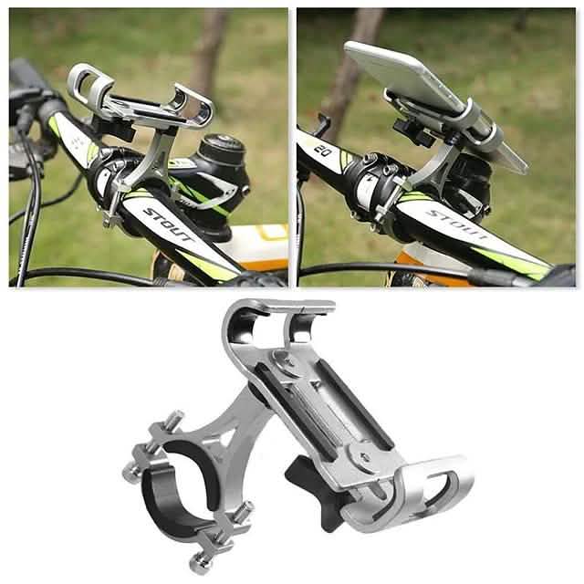 アルミ合金製バイク用スマートフォンホルダー