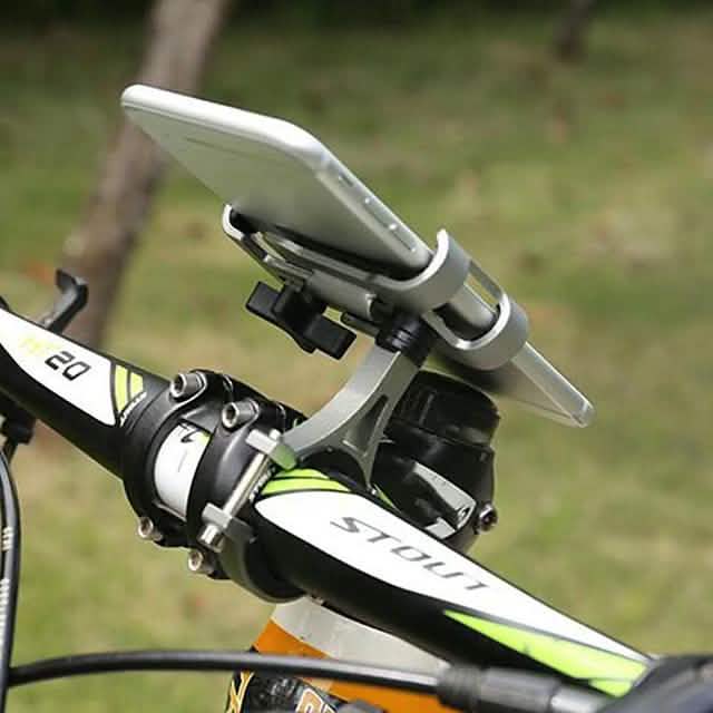 アルミ合金製バイク用スマートフォンホルダー