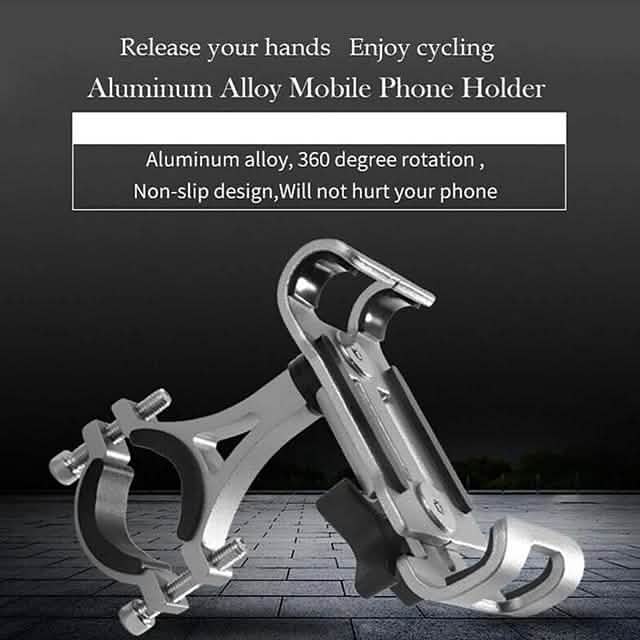 アルミ合金製バイク用スマートフォンホルダー