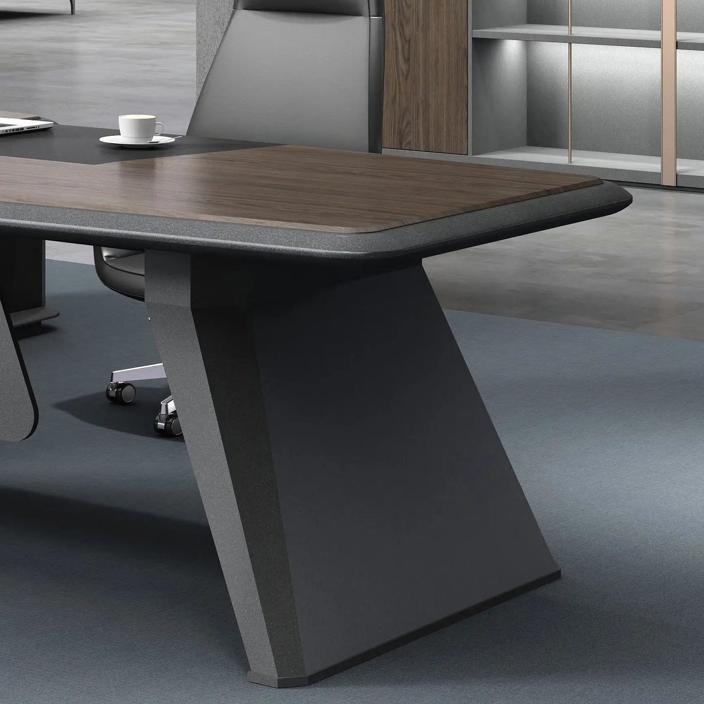 Alwin · Modern L-Shaped Executive Desk