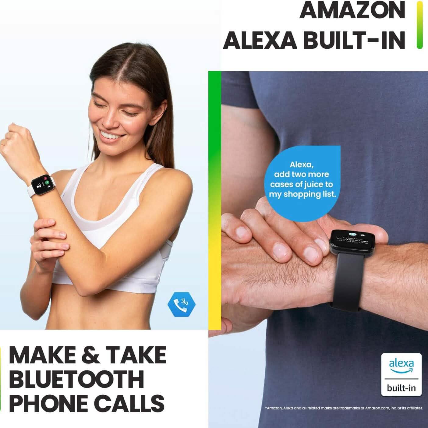 Amazfit Bip 5 Smart Watch with Ultra Large Screen, Bluetooth Calling and Alexa Built-in  (Refurbished)