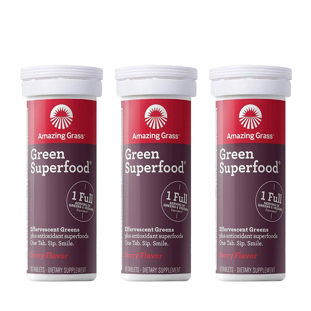 Amazing Grass Green Superfood Water Flavoring Tablet with Antioxidants and Alkalizing Greens