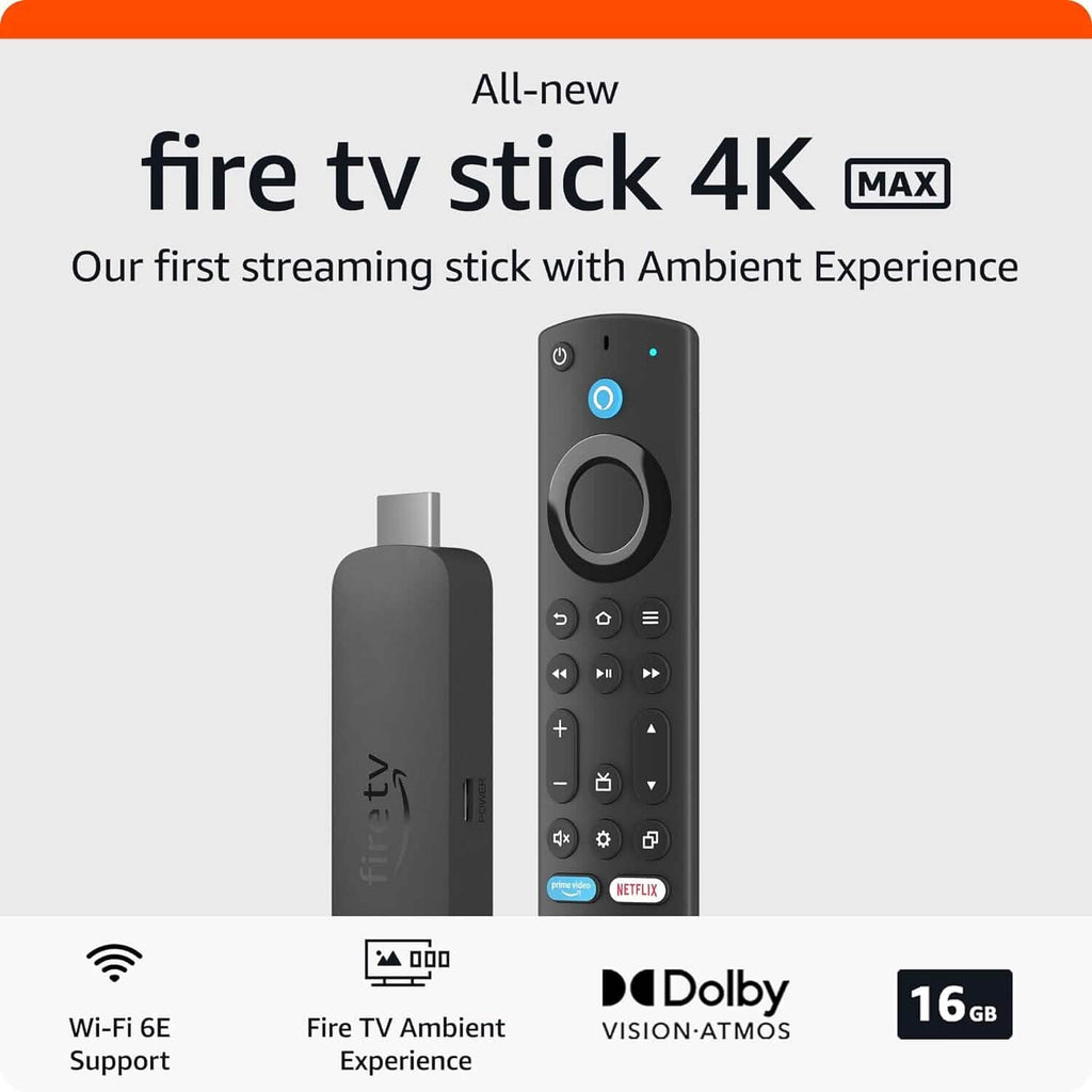 Amazon Fire TV Stick 4K Max ストリーミングデバイス（リファービッシュ品）