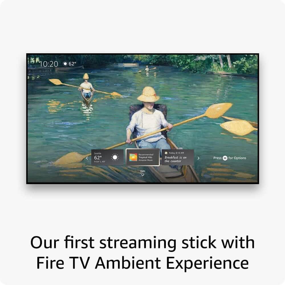 Amazon Fire TV Stick 4K Max ストリーミングデバイス（リファービッシュ品）