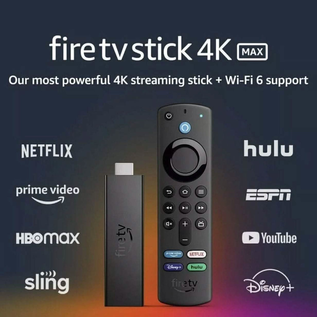 Amazon Fire TV Stick 4K MAX Appareil de streaming Wi-Fi 6 Télécommande vocale Alexa (Reconditionné)