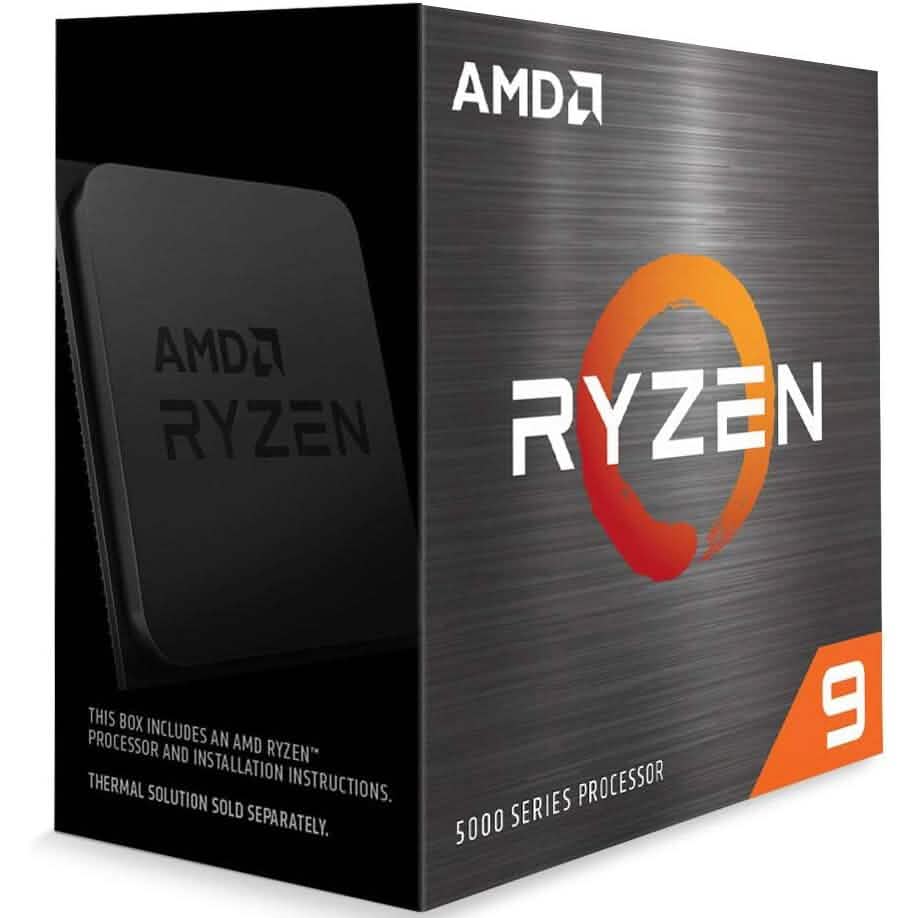 Processeur de bureau débloqué AMD Ryzen 9 5900X 12 cœurs, 24 threads (reconditionné)