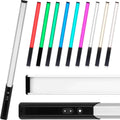 AMZDEAL Baguette Lumineuse LED RGB, Lumière LED pour Photographie, 1000 Lumens Réglable 3000K-6000K, 9 Températures de Couleur & 30 Modes d'Éclairage