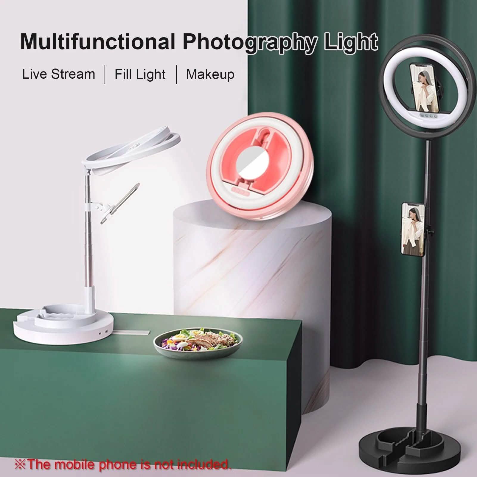 Anneau lumineux mini rotatif Andoer JMT2 PRO 360°