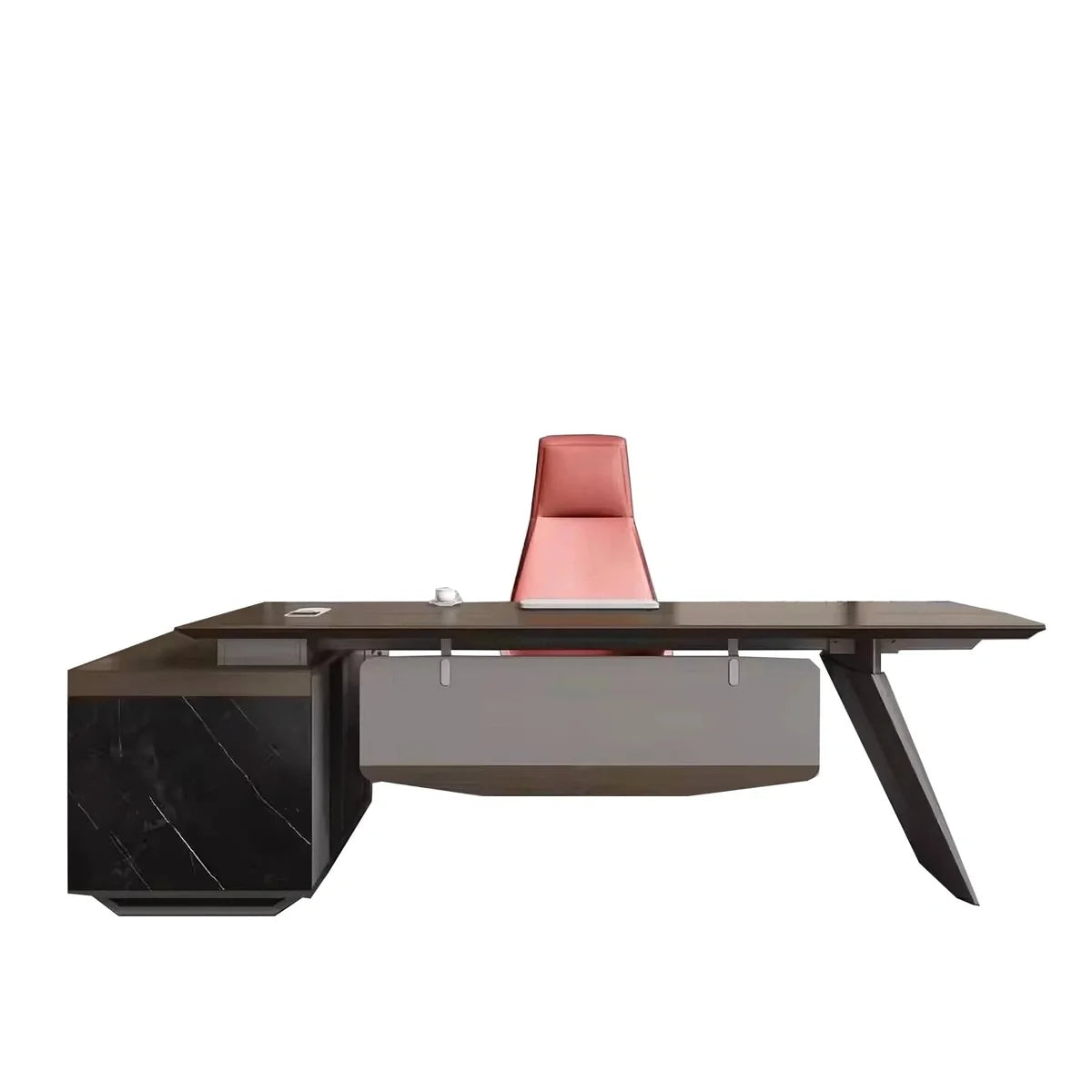 Worley · Modern L-Shaped Executive Desk