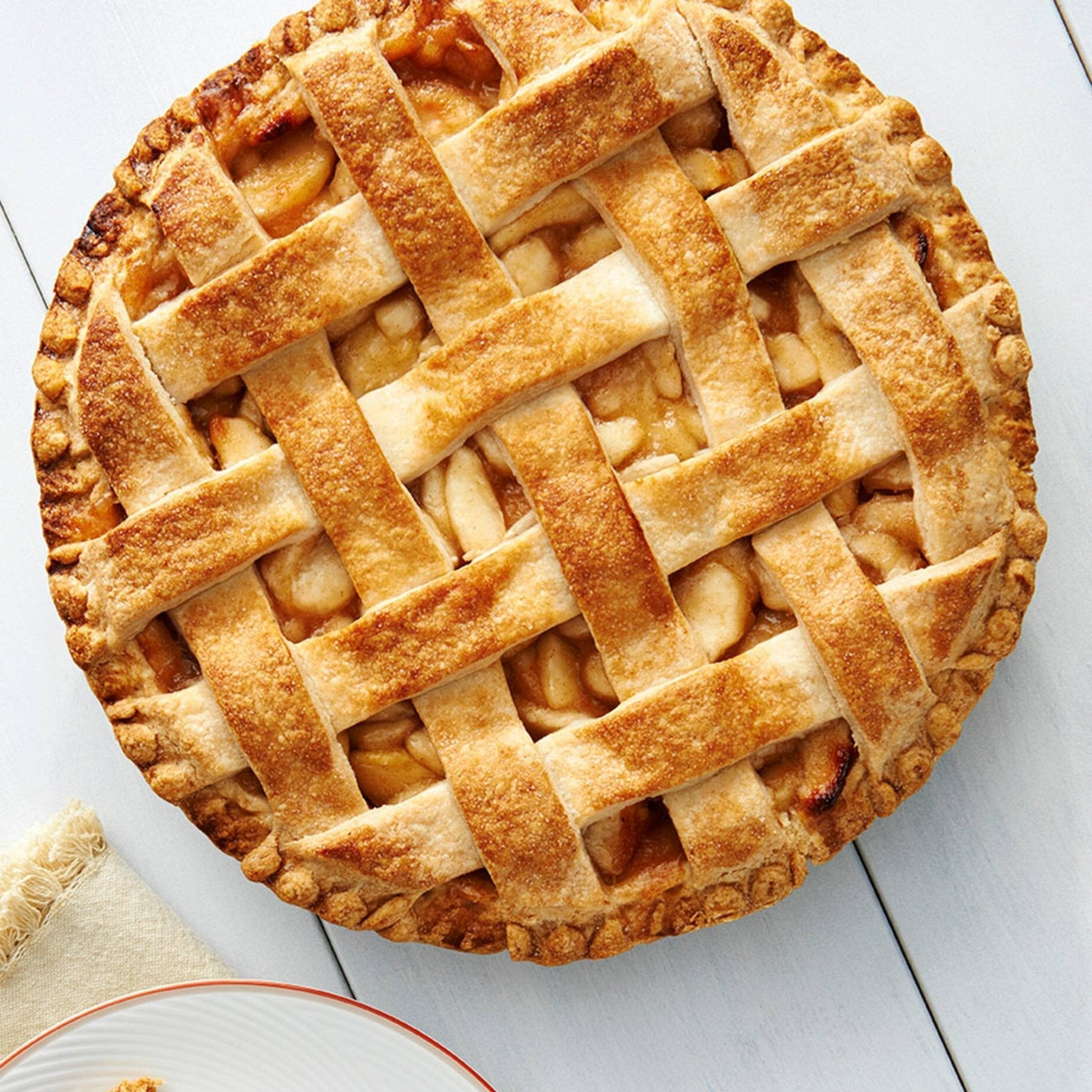 Andy Anand Fresh-Baked Apple Pie, 10-Inch, 4.5 lb – Classic American Dessert, Real Apples, Cinnamon & Flaky Crust, Birthday & Holiday Gift