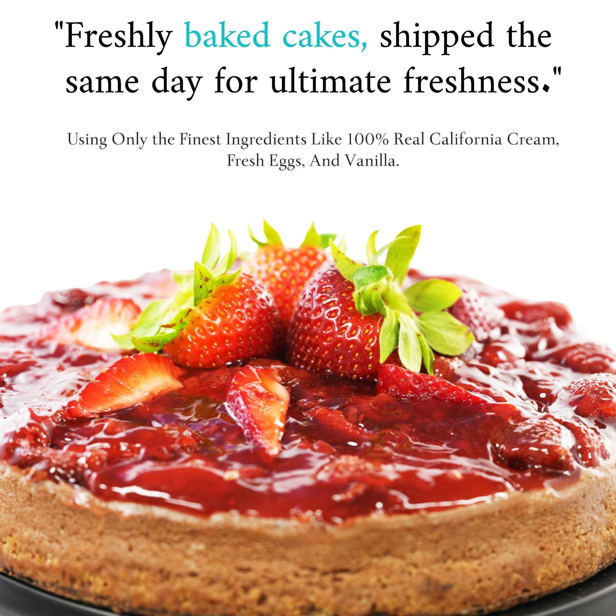 Andy Anand Chocolate Strawberry Cheesecake, 9-Inch, 2.8 lb – Real Chocolate Truffles, California Cream Cheese, No Preservatives Gift Box