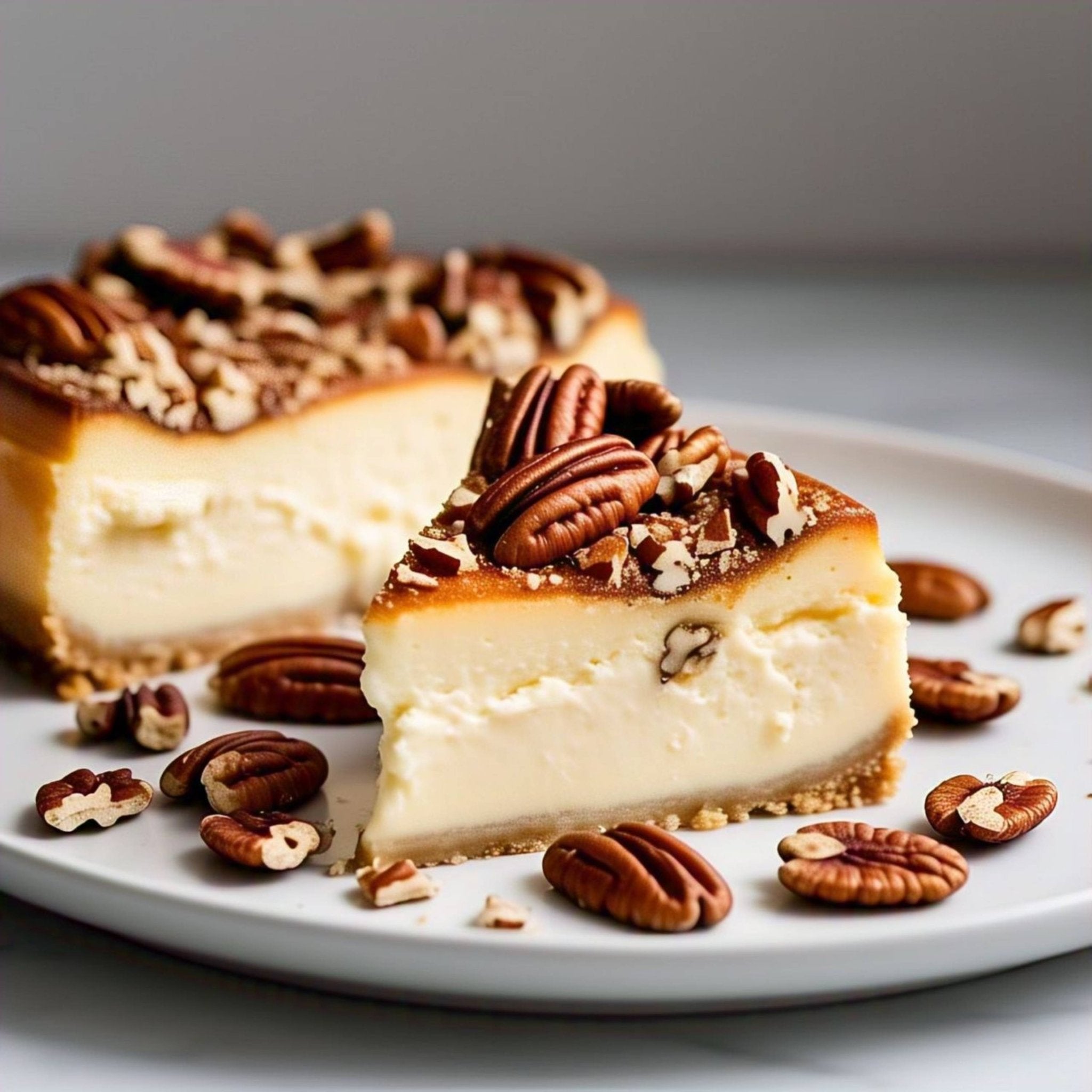 Andy Anand Gluten-Free Caramel Pecan Cheesecake, 9-Inch, 2.8 lb – Freshly Baked, California Cream Cheese, No Preservatives, Birthday Gift