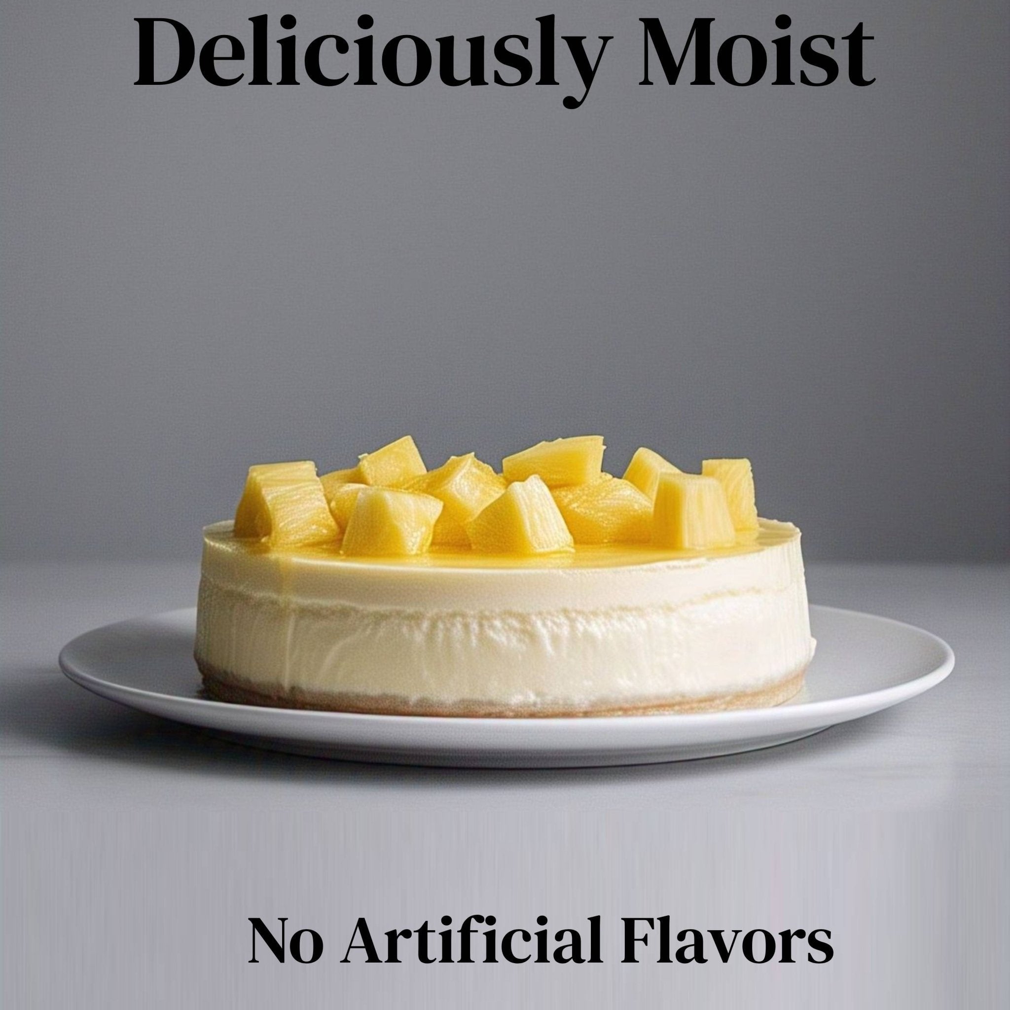 Andy Anand Gluten-Free Pineapple Cheesecake, 9-Inch, 2 lb – Freshly Baked, Real California Cream Cheese, No Preservatives, Birthday Gift Box