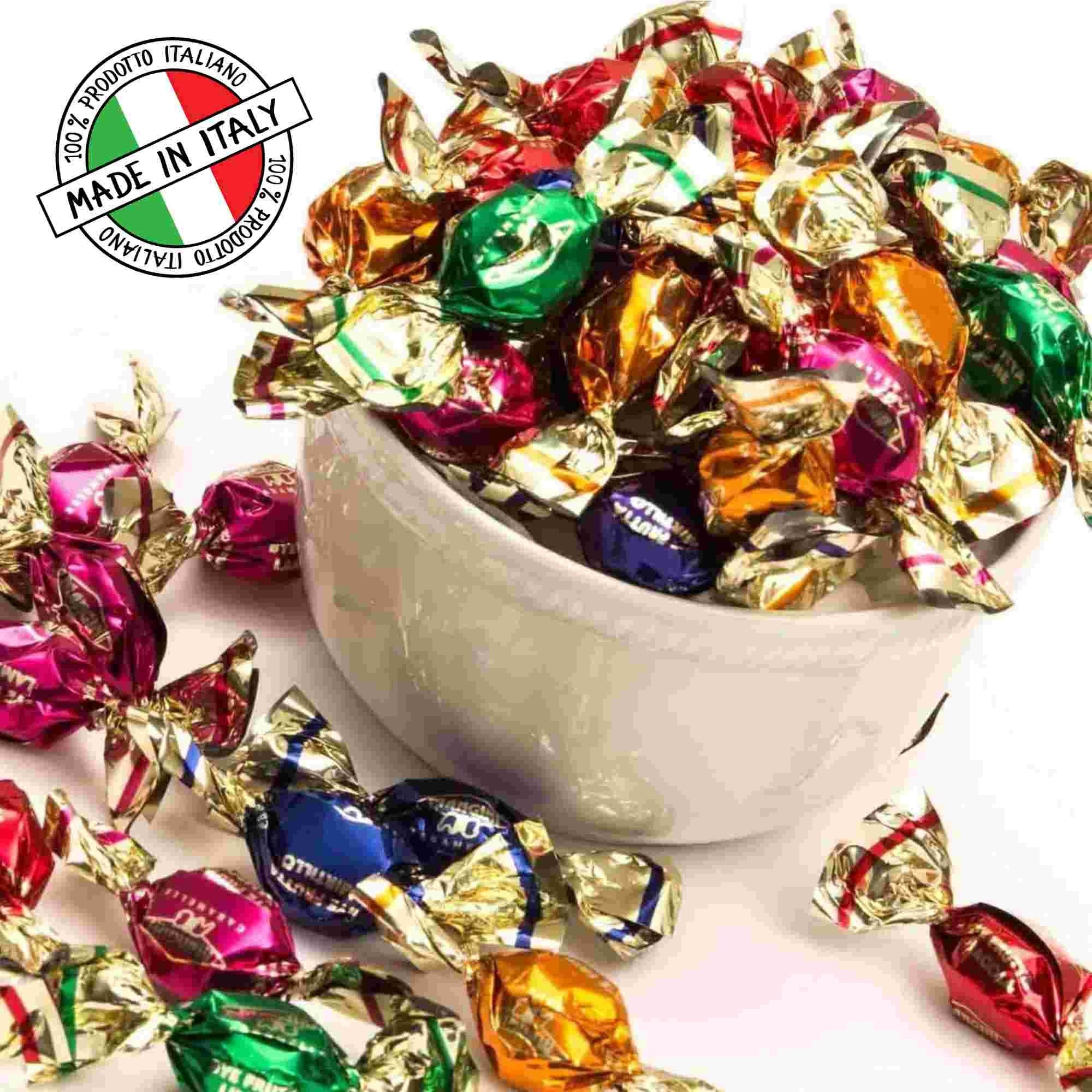 Andy Anand Sugar-Free Italian Fruit Hard Candy, 85 pc, 7 oz – Stevia Sweetened, Gluten-Free, Keto & Diabetic-Friendly Assorted Gift Box
